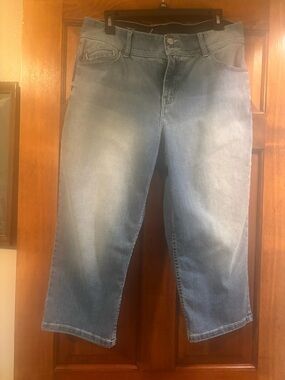 Light Wash Capri Jeans Lane Bryant
